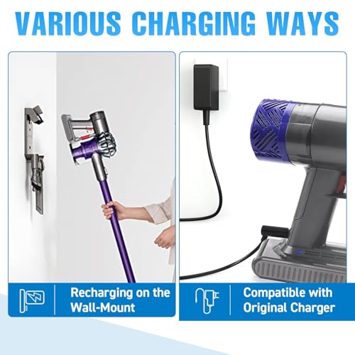 Image of Replacement for Dyson V6 Li-ion Battery 21.6V Compatible with vtc4 SV03 SV04 DC58 DC59 DC61 DC62 DC72 DC74 Animal SV05 SV06 SV07 SV09 Handheld Vacuum Cleaner + Filters