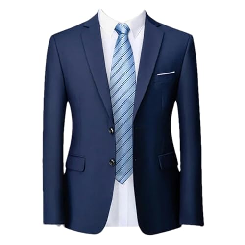 Male Blazer Solid Color Classic Formal Business Men's Suit Jacket Groom Groomsmen Wedding Dress Party Social Coat4