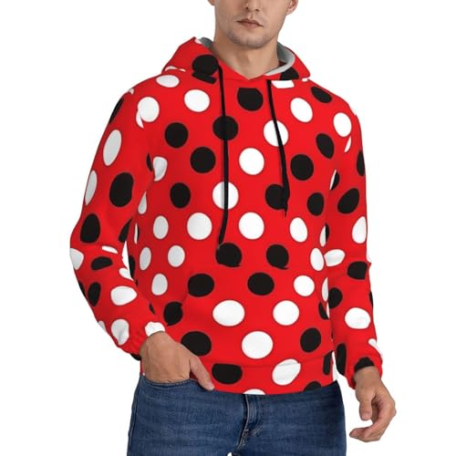 Sweat à capuche rouge homme polyvalent pour superposition toutes saisons
