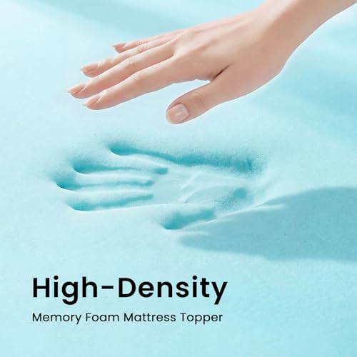Image of Czpalo 3 Inch Gel Memory Foam Mattress Topper Twin, Cooling Mattress Topper with Removable & Washable Bamboo Cover, CertiPUR-US Certified