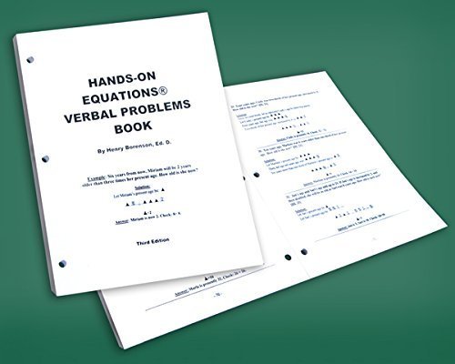 Hands-On Equations® Verbal Problems Book
