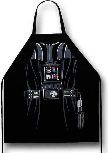 Icup Star Wars - Darth Vader Be The Character Adult Size 100% Cotton Adjustable Black Apron #TOP2
