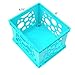 Storex Mini Crate, 9 x 7.75 x 6 Inches, School Teal, Case of 3 (61634U03C)