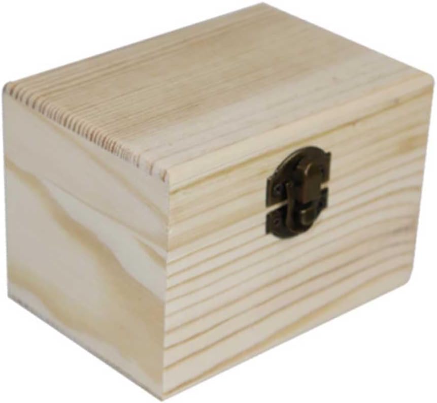 Teensery 1 Piece Wooden Essential Oil Storage Box 6 Grids Aromatherapy Bottles Case Travel Organizer Case for 5-10ml Bottles