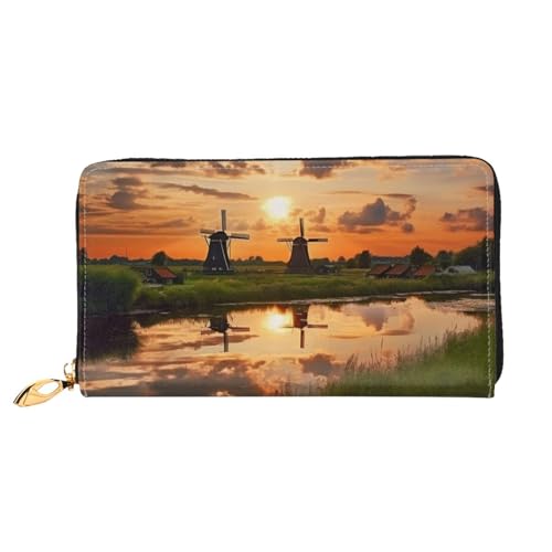 Portefeuille pour femme grande capacité et pochette de voyage zippée taille unique