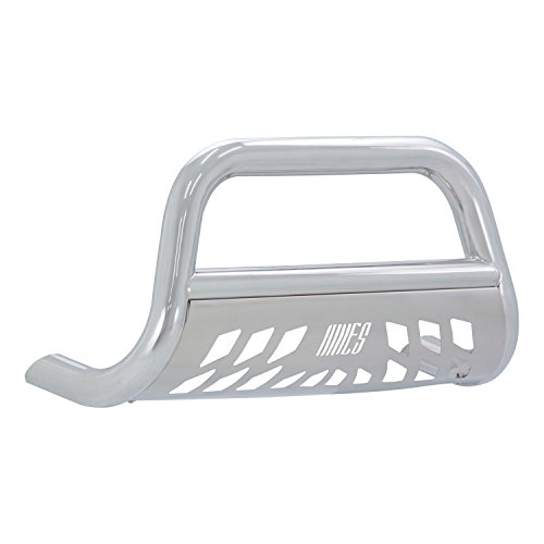 Image of ARIES 35-2001 3-Inch Polished Stainless Steel Bull Bar, No-Drill, Select Toyota Sequoia, Tundra