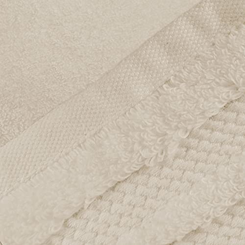 Trident Nectorsoft, Extra Large, 100% Cotton, Zero Twist, Towels, Super Soft, Extra Absorbent (Linen, 6 Piece Set) #TOP2