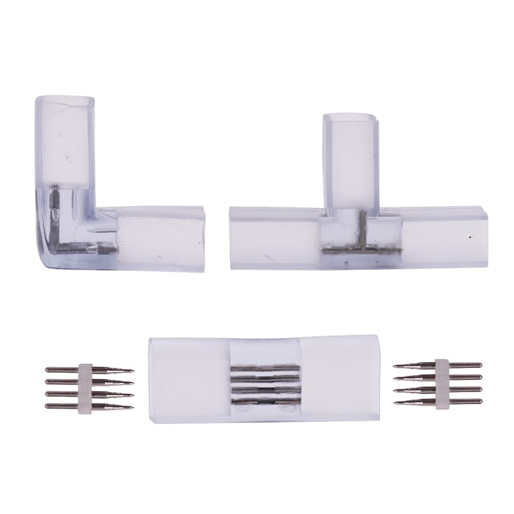 GQL L Connectors, 90° Corner Connector for 220V RGB Neon Light Strip (10x20mm)- 1pc