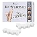 Toe Separators - Toe Straightener - Toe Spacers - Correct Toes - Gel Toe Separator - Toe Separators for Bunions - Hammer Toe Straightener - 3 Pairs - Ballotte