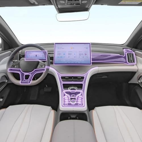 Película protectora para consola central de BYD Song PRO, ideal para viajes en familia