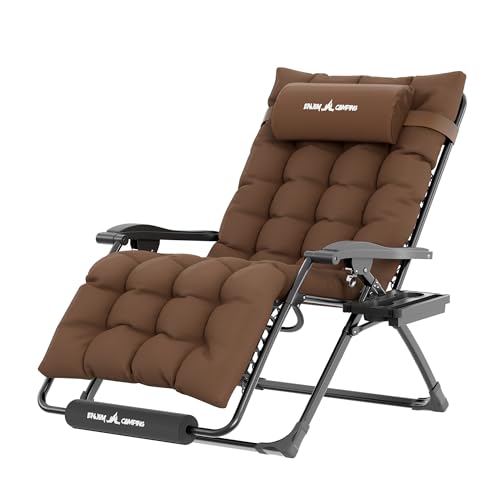 Image of UDPATIO Oversized Zero Gravity Chair Patio Reclining Chairs with Cushion