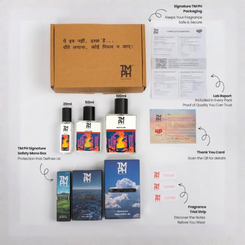 Image of TMPerfumehouse Aros Flame EDP for Men | Citrusy, Woody & Long Lasting Perfume Spray | Citrusy, Vanilla & Aromatic Fragrance | Luxury Gift for Him | TMPH | 50ml