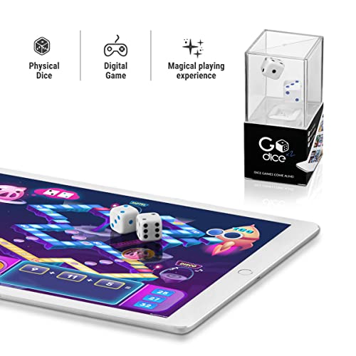Godice 2 Pack - The Connected Smart Dice, Brings The Most Popular Dice Games To Digital Life. Educational, Fun, And Innovative. Set Of 2 Dice With Usb Charger. #TOP2