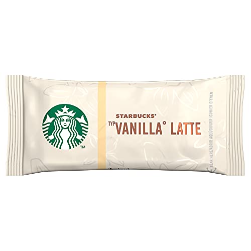 Image of Starbucks Ground, Jar Premium Instant Coffee, Vanilla Latte, Medium, 0.76 Oz21.5 G, 5 Pack