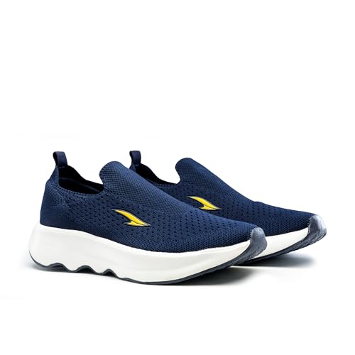 Image of ASIAN Men Wind PRO-08 Casual Wear and Walking Shoes Without Laces for Men & Boys with Upper Mesh Fabric - Lightweight, Comfortable, Breathable, and Perfect for Walking and Daily Use