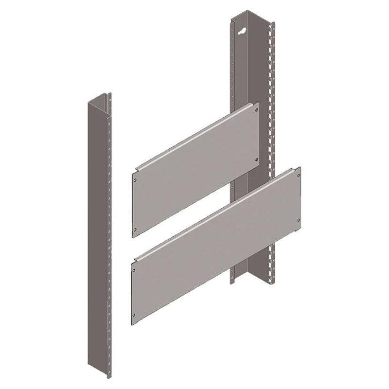 Plaque de montage 900 mm 1 module Siemens pour intégration de coffret électrique