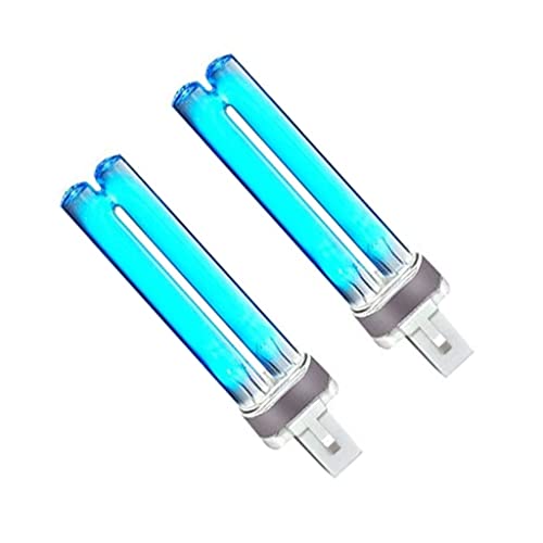 EverGrow 7 Watts G23 Base UV-C Ultraviolet Light Bulb Qty 2
