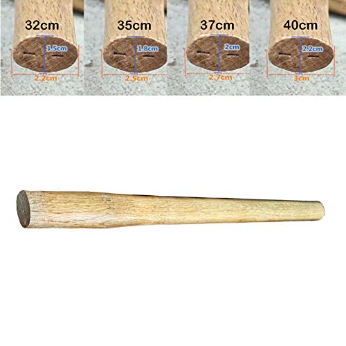 Vogueing Tool Hammer Shaft 40CM 2.5LB Hammer Handle Replacement Wooden Claw Hammer Handle, Brown, 40mm - Image 2