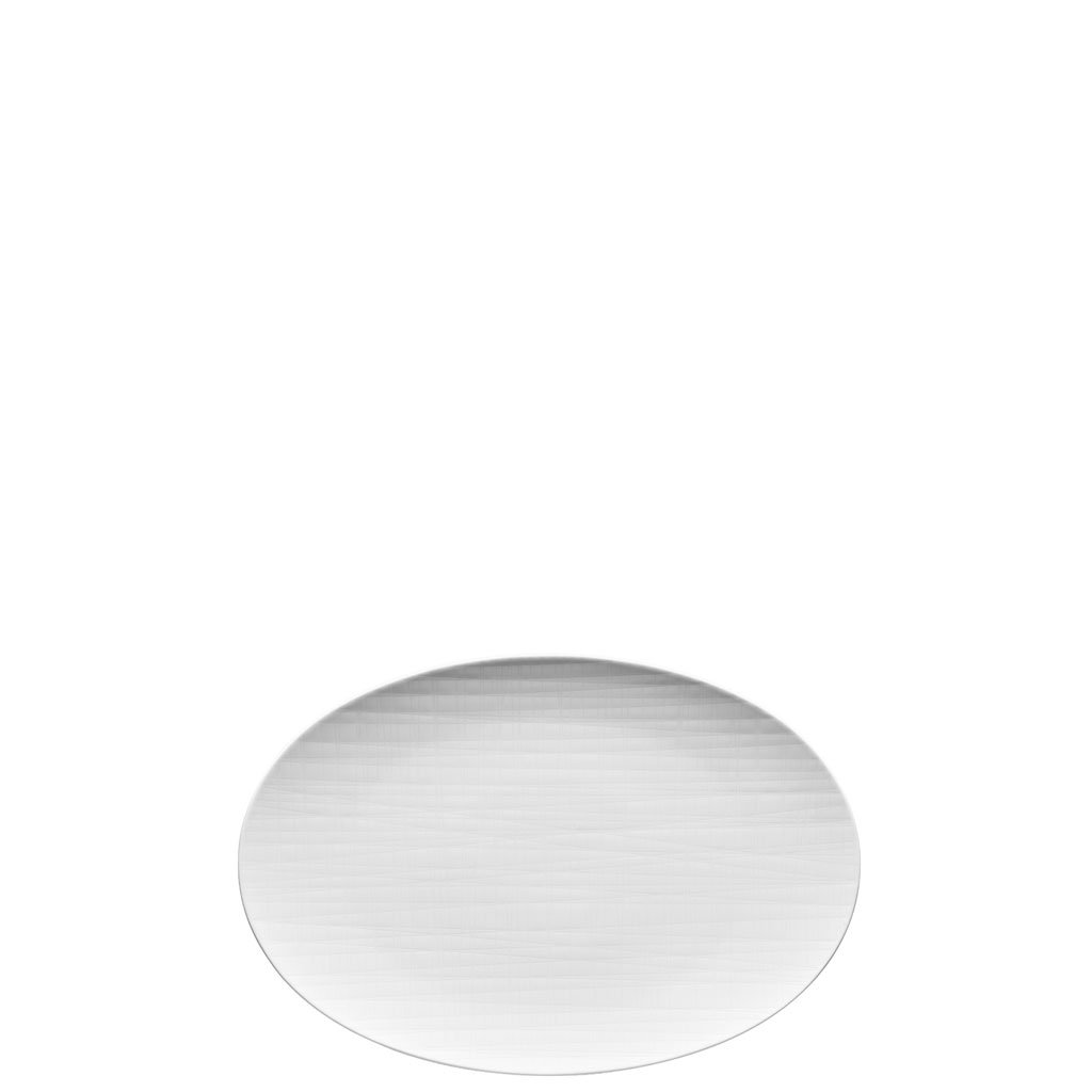Rosenthal White 11770 10430-800001-14430 12730 Mesh Oval Platter 30 Cm
