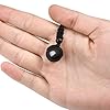 JSDDE Black Obsidian Crystal Round Stone Pendant Necklace Healing Crystals Gemstone Bead Necklace for Men Women #3