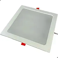Plafon Painel de LED quadrado de Embutir 22x22cm - 18W - 3000k - Marca Lorben