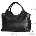 KOGTLA Vegan Leather Purses for Women with Detachable Satchel Strap, Ladies Handbags, Tote Hobo Bags with Top Handle - Image 5