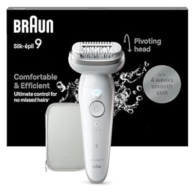 Braun Depiladora Eléctrica Mujer Silk-épil 9, Depiladora Corporal con Cabezal Oscilante, Resistente al Agua, Depilación Suave, Eliminación del Vello Fácil, 9-011, Blanca/Plateada | Ya disponible en tu tienda friki favorita! En mundofriki.es! Braun Depiladora Eléctrica Mujer Silk-épil 9, Depiladora Corporal con Cabezal Oscilante, Resistente al Agua, Depilación Suave, Eliminación del Vello Fácil, 9-011, Blanca/Plateada | Ya disponible en tu tienda friki favorita! En mundofriki.es!