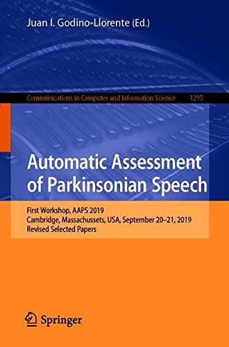 Buy Automatic Assessment of Parkinsonian Speech — BookShops.in