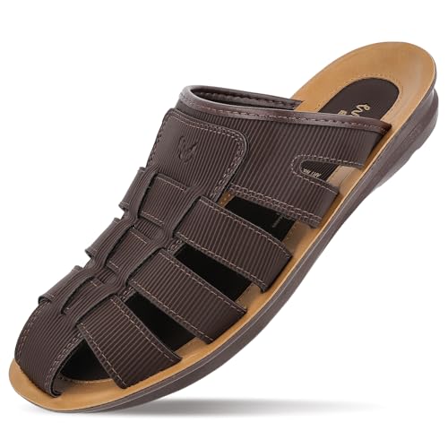 Image of WALKAROO Men's Fashion Sandal with Cushion Insole and Lightweight for Casual Footwear - WG5306