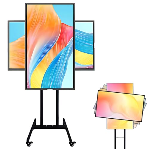 CIELOBLOEN Pizarra Digital interactiva de 36 Pulgadas, 1080P, Dispositivo electrónico para reuniones, sin Pantalla táctil, para transmisión en Vivo, enseñanza y Publicidad, con conexión