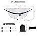 ZXPLO 11ft X 4.5ft Hammock Bug Net, Mosquito Net for Hammocks, Mesh Hammock Netting Fits All Camping Hammocks (Black)