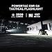 PowerTac E9R G4 Tactical Flashlight – 2550 Lumen Rechargeable LED Flashlights with Magnetic & USB Charging, Super Bright IPX8 Waterproof Light for Emergency, Camping, and EDC