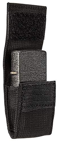 Zippo Black Tactical Pouch and Black Crackle Windproof Lighter Gift Set, Black Crackle Black Pouch Geschenkset, 5.5 x 3.8 x 1.2 cm - Image 4