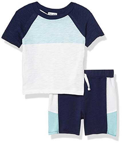 Splendid Baby Boys' Kids Sleeve Short Set, Plate Glass, 18/24 Mo