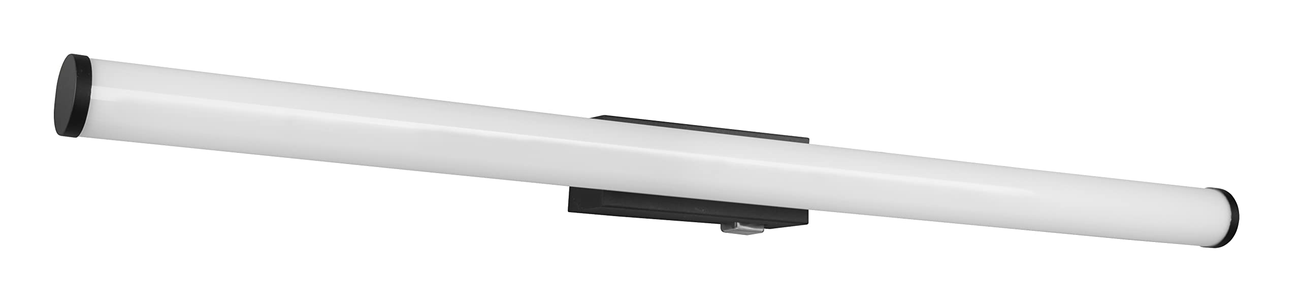Trio Leuchten Mattimo 283270332 LED Bathroom Wall Light Metal Black Plastic White Includes 8.6 Watt LED