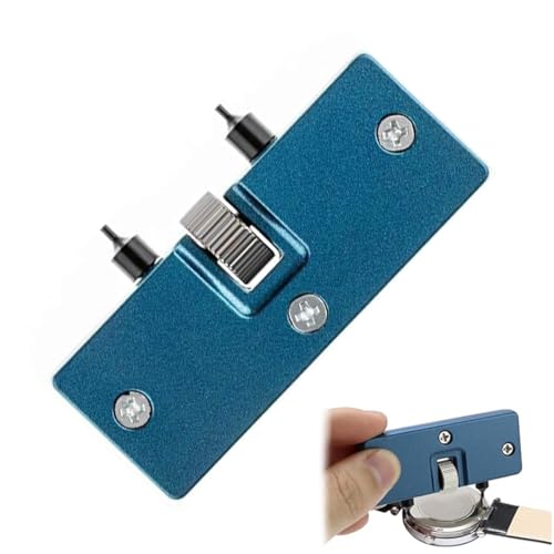 MEXRUMI 1 Pieza Herramienta Cambiar Pilas Reloj Abridor Relojes Herramienta Apertura Reloj Llave Ajustable Para Reemplazo De Batería O Reparación Relojes (Bleu)