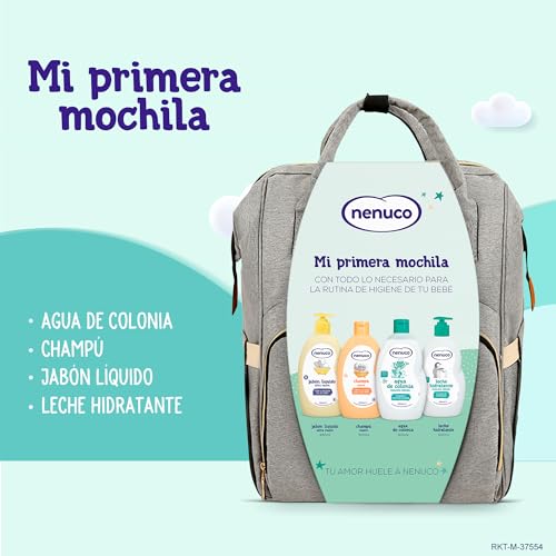 Miniatura 2 de Nenuco Pack Bebé Mochila De Paseo, Con Gama Completa, Colonia, Jabón, Champú Y Leche Hidratante, 4 X 200ml
