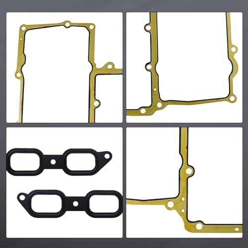 Image of Intake Manifold Gasket Kit Fit for Jaguar XJ XF F-Type F-Pace XE 3.0L 2013-2020 Replace# LR041680 C2Z17248 C2Z17249