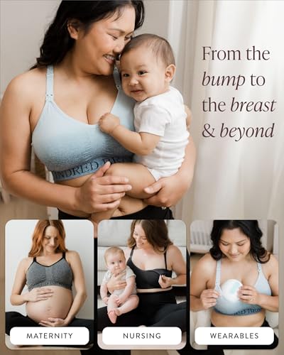 Kindred Bravely Sublime Nursing Sports Bras for Breastfeeding, Soft & Stretchy Maternity Bra4