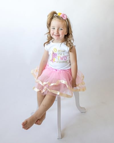 Image of Perfect Pairz 2nd Birthday Outfit Baby Girl Tutu Dress Set