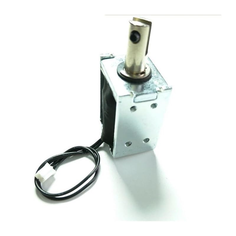 ZZQFJLAD 1個 オープンフレームアクチュエータ ドアロックソレノイド 電磁ロック DC 12V 12&Omega; 1A 12W 5mm