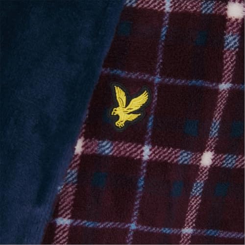 Albornoz de cuadros Lyle & Scott Cassidy suave para ducha y hogar 2