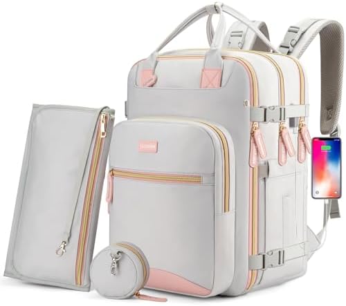 Mochila multifuncional antifurto para fraldas de viagem Bagparkk ...