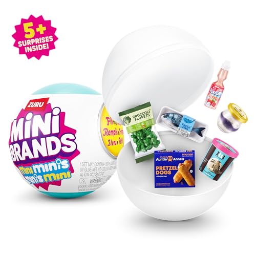 Image of Mini Brands Fill The Fridge Mini Minis Series 1 by ZURU, Collectible Miniature Toy, (2 Capsules)