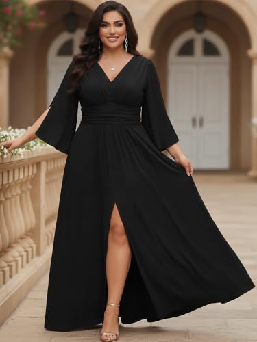 Image of KOH KOH Womens Long Bridesmaid Semi Formal Wedding Guest Maxi Dress Gown