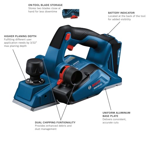Bosch GHO18V-26N Cordless Planer