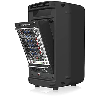 Behringer EUROPORT EPS500MP3 Ultra-Compact 500 Watt 8 Channel Portable PA System with MP3 Player, Reverb and Wireless Option