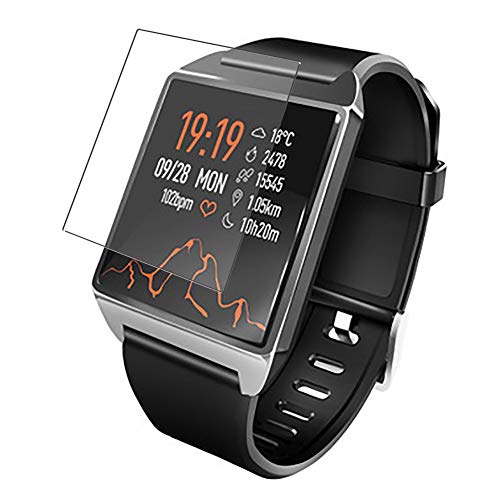 Puccy 3 Pack Screen Protector Film, compatible with Smartwatch Smart Watch Beaulyn 1.3