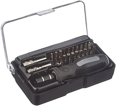 Amazon Basics 151-piece Screwdriver Bit Set with Durable Sandblasted Steel Bits