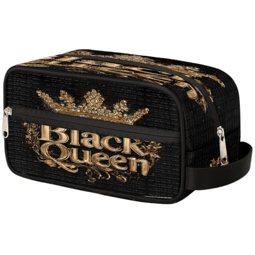 Queen Travel Toiletry Bag for Men Boy Lightweight Cosmetic Makeup Bag
